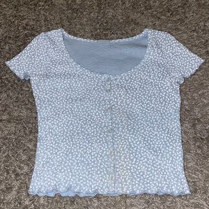 Blue brandy mellville zelly top